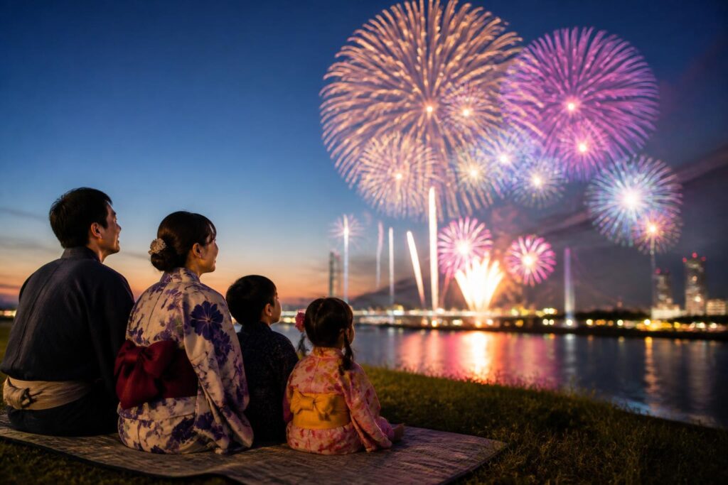 千波湖花火大会の穴場スポットはどこ？